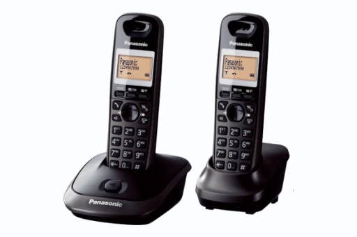 Panasonic KX-TG2512PDT - Telefon bezprzewodowy DECT tytanowy, dodatkowa słuchawka