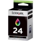 Tusz do Lexmark Z1410 Z1420 X3530 X3550 X4530 X4550, 18C1524E No 24 kolor