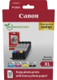 Zestaw Canon Photo Value Pack tusze CLI-571-XL BK/CY/MG/YL + papier foto 50 ark. 10x15cm
0332C005, 0332C006