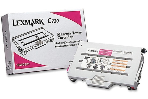 Toner 15W0901 magenta do Lexmark C720, X720