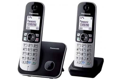 Panasonic KX-TG6812PDB telefon bezprzewodowy z dodatkową słuchawką