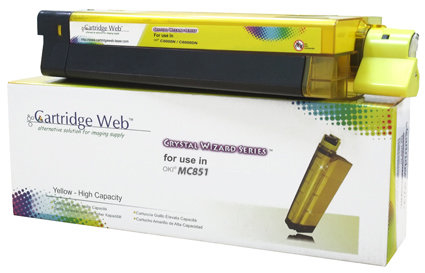 Toner zamiennik Cartridge Web 44059165 żółty OKI MC851