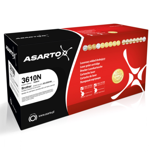 Toner Asarto zamiennik TN3610 do Brother MFC-L6710DW/L6910DN HL-L6210DW/L6410DN 18k