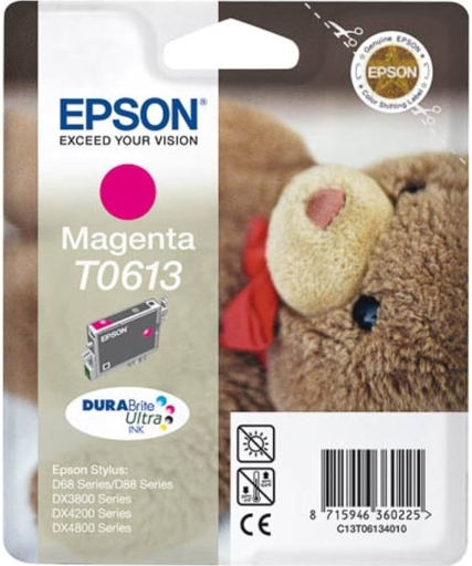 Tusz C13T06134010 magenta do Epson Stylus D88, D68PE, DX3800 DX4250 DX4800, 250 stron