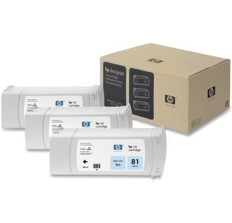 Multipack C5071A light cyan 81 Dye HP Designjet 5500