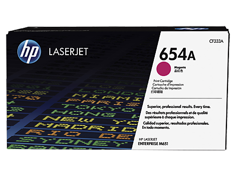 Toner oryginalny CF333A magenta 654A do HP Color Laserjet Enterprise M651