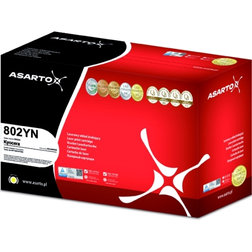 Toner Asarto zamiennik Lexmark 80C2HY0 żółty