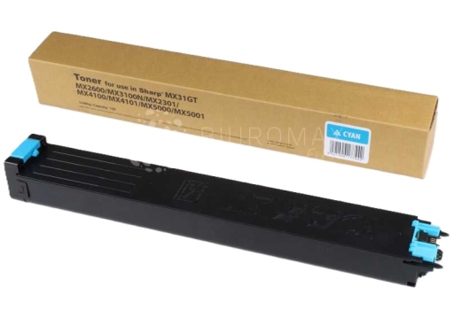 Toner Sharp MX-2600N MX-3100N zamiennik cyan MX-31GTCA